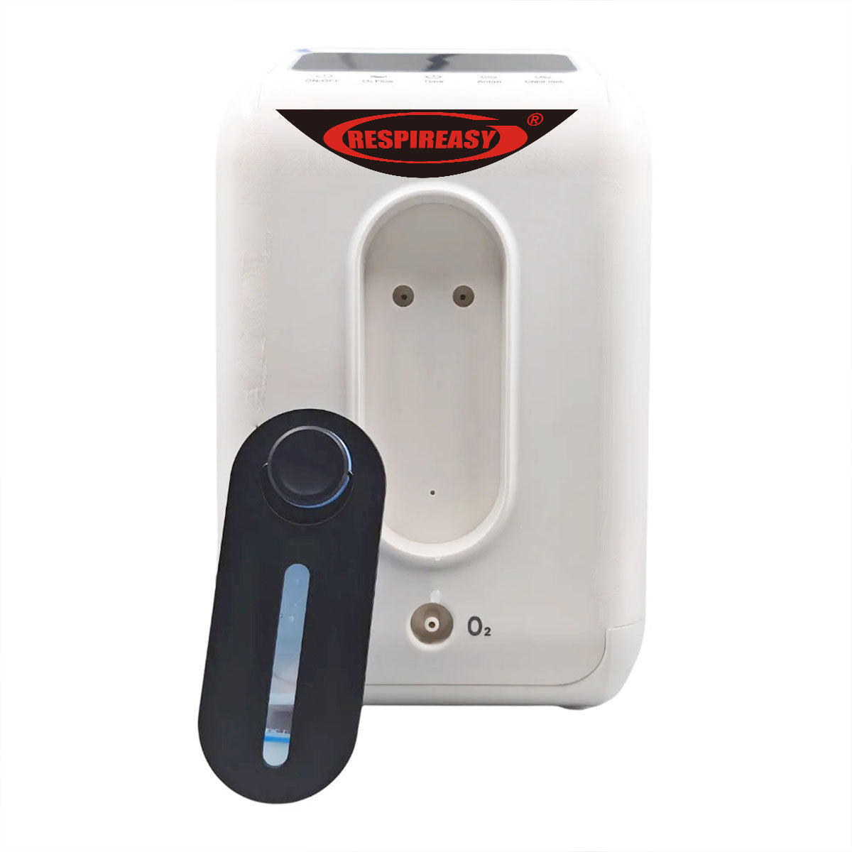 RESPIREASY Home Use Portable Oxygen Concentrator 1-8 Liter Per Minute Continuous Flow O2 Concentrator Machine 110V/220V RE-E1L