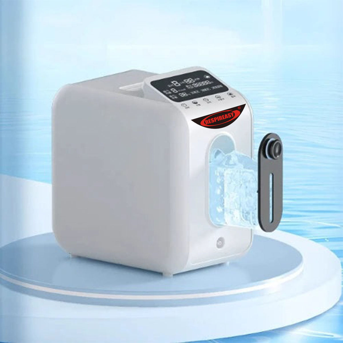 RESPIREASY Home Use Portable Oxygen Concentrator 1-8 Liter Per Minute Continuous Flow O2 Concentrator Machine 110V/220V RE-E1L