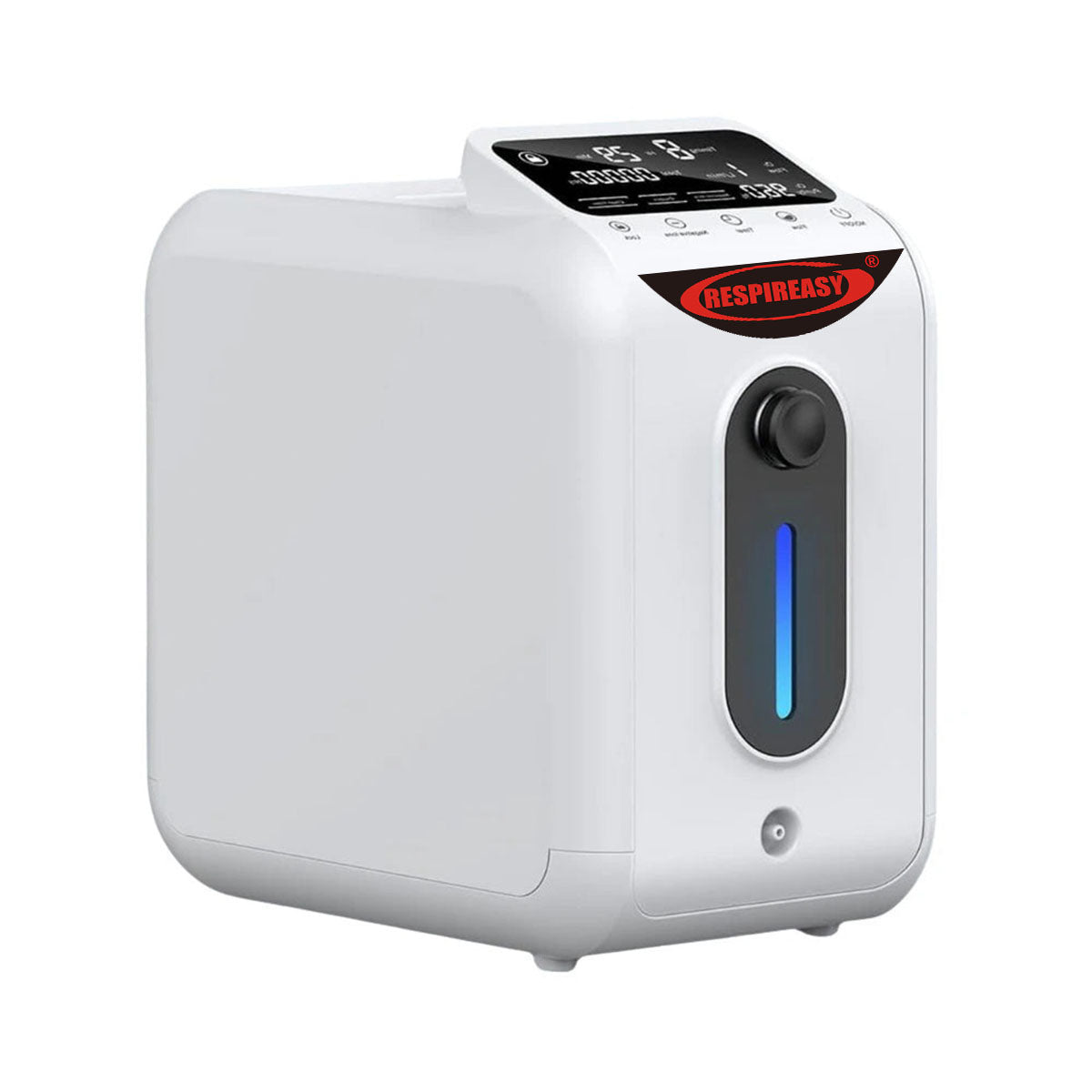 RESPIREASY Home Use Portable Oxygen Concentrator 1-8 Liter Per Minute Continuous Flow O2 Concentrator Machine 110V/220V RE-E1L