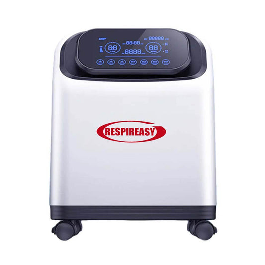 RESPIREASY 9 Liters Output Continuous Flow Oxygen Concentrator for Home O2 Oxygen Therapy & Personal Respiratory Care 1-year Warranty