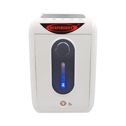 RESPIREASY Home Use Portable Oxygen Concentrator 1-8 Liter Per Minute Continuous Flow O2 Concentrator Machine 110V/220V RE-E1L