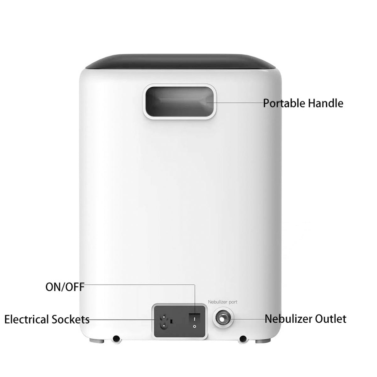 Home use Portable Oxygen Concentrator C1L 7 Liter Oxygen Concentrator