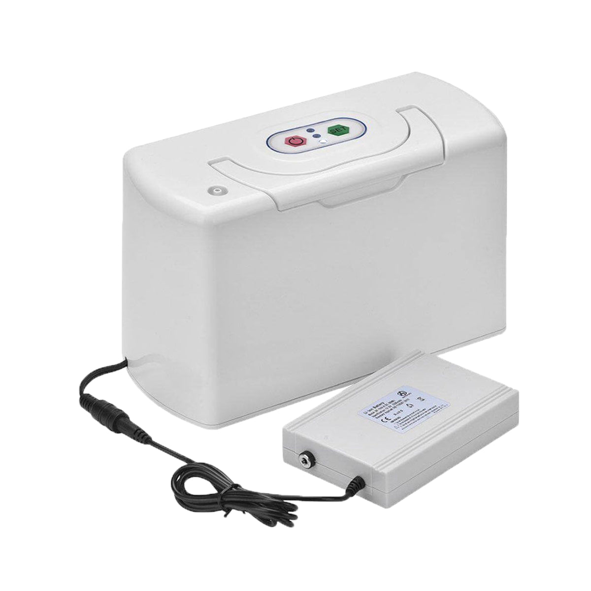 Home Portable Oxygen Concentrator 2.0 kg Lightweight Oxygen Making Machine With Removable Lithium Battery