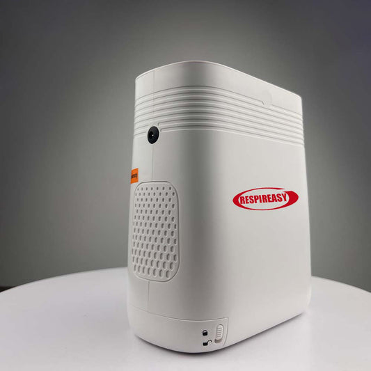 RESPIREASY Small Portable Oxygen Concentrator 5 Liters Per Minute Continuous Flow Oxygenerator with Battery RE-Y5
