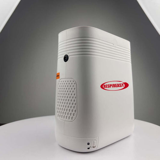 RESPIREASY Small Portable Oxygen Concentrator 5 Liters Per Minute Continuous Flow Oxygenerator with Battery RE-Y5