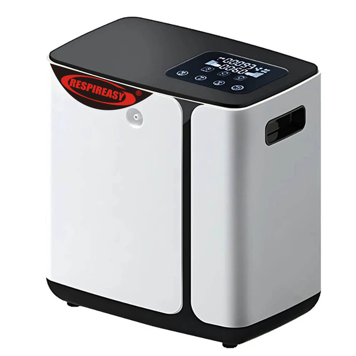 RESPIREASY Home Use Portable Oxygen Concentrator 1-8 Liter Per Minute Continuous Flow O2 Concentrator Machine 110V/220V RE-R1L
