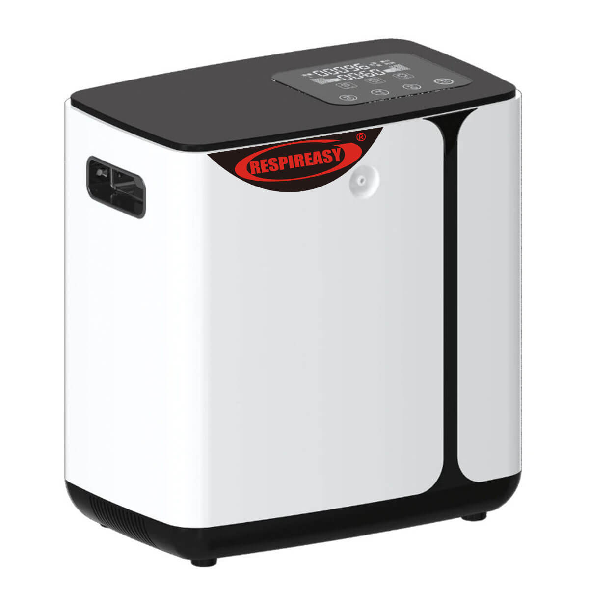 RESPIREASY Home Use Portable Oxygen Concentrator 1-8 Liter Per Minute Continuous Flow O2 Concentrator Machine 110V/220V RE-R1L