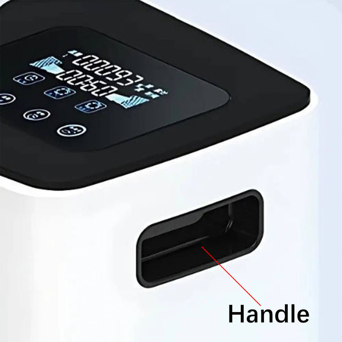 RESPIREASY Home Use Portable Oxygen Concentrator 1-8 Liter Per Minute Continuous Flow O2 Concentrator Machine 110V/220V RE-R1L