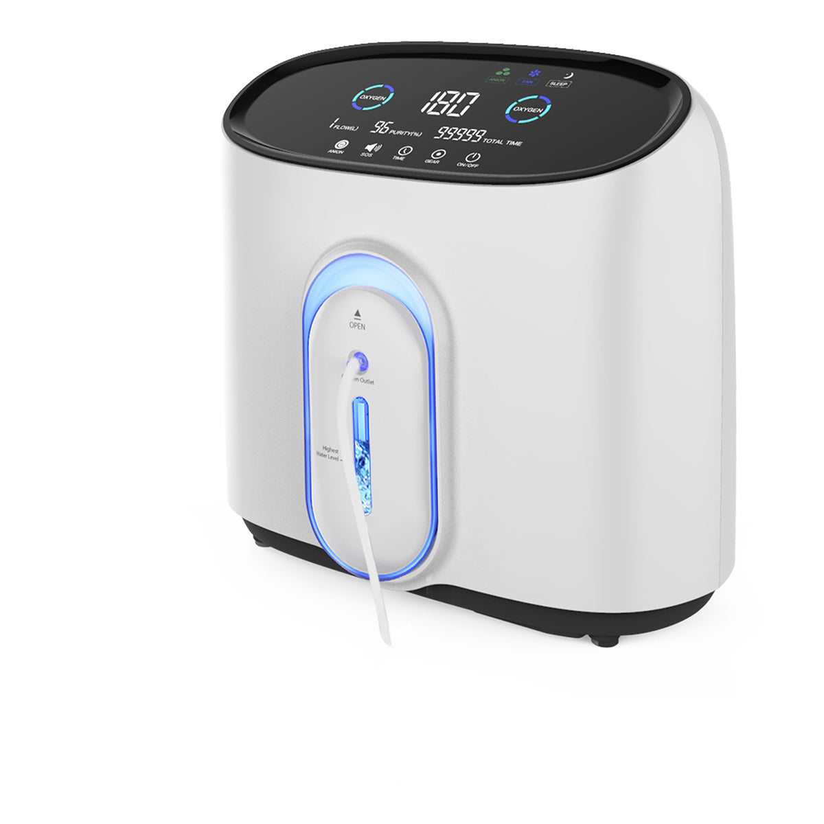 Home use Portable Oxygen Concentrator Q1W 8 Liter Oxygen Concentrator