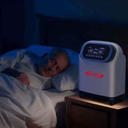 RESPIREASY Home Use Portable Oxygen Concentrator 2-9 Liter Per Minute Continuous Flow O2 Concentrator Machine 110V/220V RE-S2L