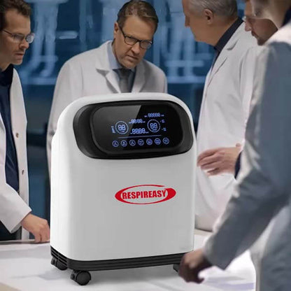 RESPIREASY Home Use Portable Oxygen Concentrator 2-9 Liter Per Minute Continuous Flow O2 Concentrator Machine 110V/220V RE-S2L