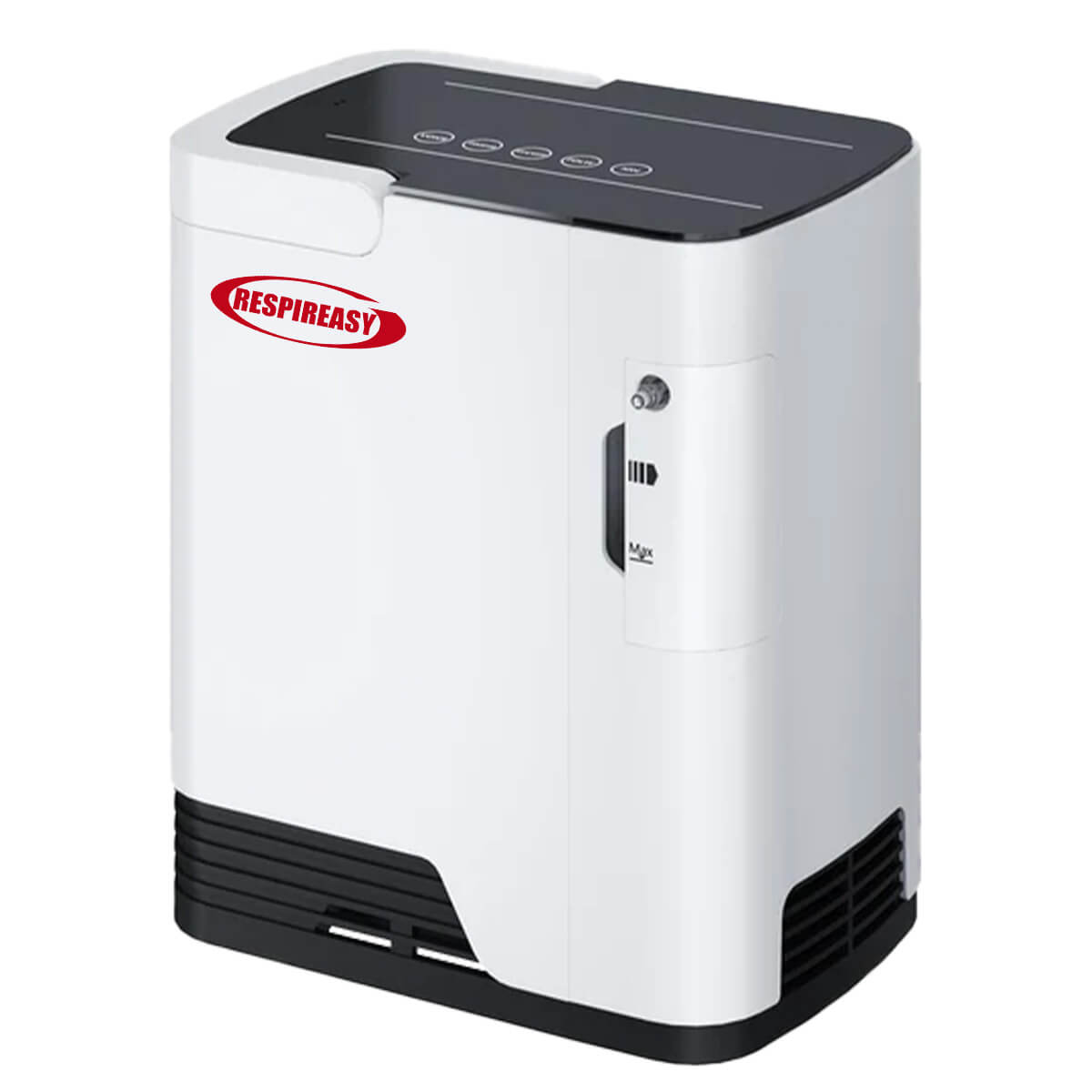 Concentrador de oxígeno portátil RESPIREASY para uso doméstico, flujo continuo de 1 a 8 litros por minuto, máquina concentradora de O2 110V/220V RE-R1L