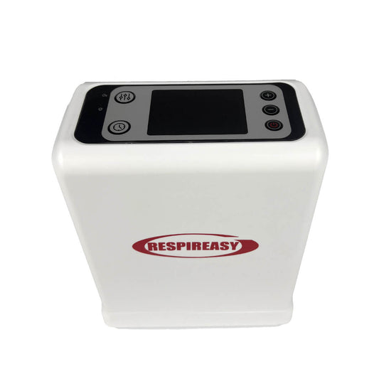RESPIREASY 1.1kg Portable Compact Oxygen Concentrator 1-6 Liters 93% Purity O2 Generator Breathing Machine for Traveling 12V-240V RES-6