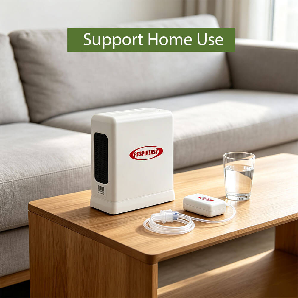 Handheld Home Portable Oxygen Concentrator 6 LPM 1.1 KG Mini Oxygen Concentrators Small Size with Lithium Battery