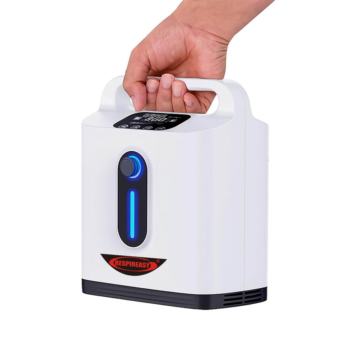 RESPIREASY Home Use Portable Oxygen Concentrator 2-9 Liter Per Minute Continuous Flow O2 Concentrator Machine 110V/220V RE-P2L