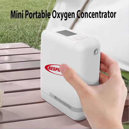 Small Portable Oxygen Concentrator 7Liter Lightweight Rechargeable Oxygen Machine Making O2 for Travel & Home Oxygen Therapy