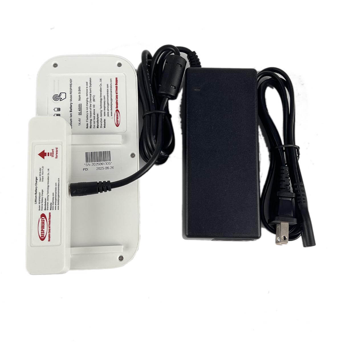 Buy Oxygen Accessory Part: Original External Battery for RespirEasy Mini Portable Oxygen Concentrator (External Backup Lithium Battery)