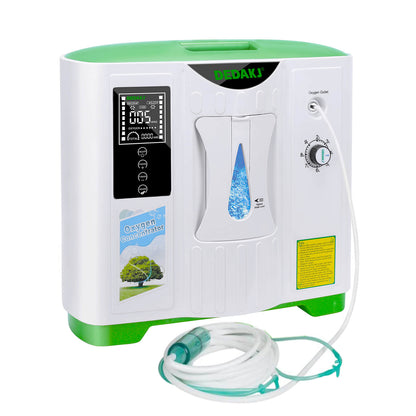 DEDAKJ Home Portable Oxygen Concentrator 9LPM Continuous Flow Adjustable Oxygen Making Machine O2 Generator for Personal Breathing Care