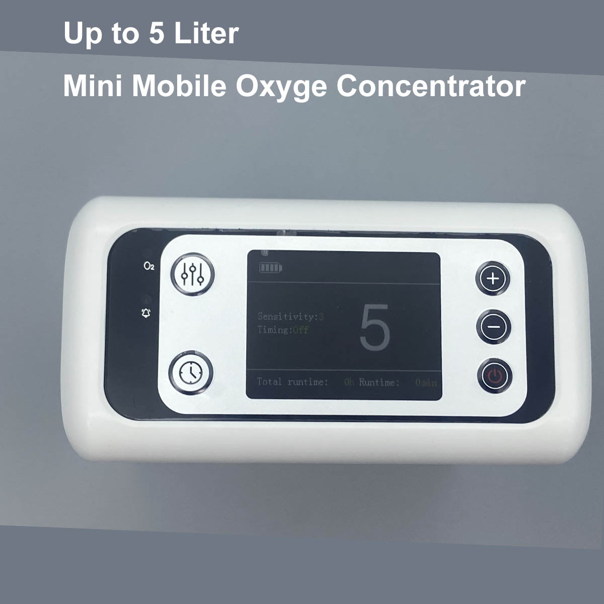 Handheld Home Portable Oxygen Concentrator 6 LPM 1.1 KG Mini Oxygen Concentrators Small Size with Lithium Battery
