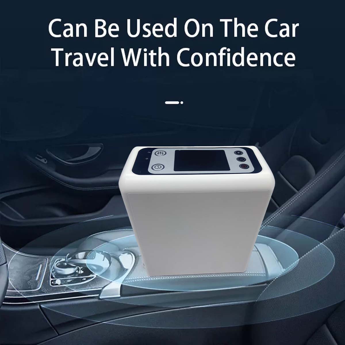 Handheld Home Portable Oxygen Concentrator 6 LPM 1.1 KG Mini Oxygen Concentrators Small Size with Lithium Battery