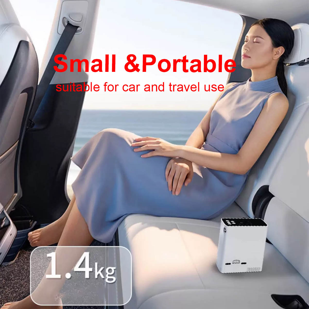 Ultra Lightweight 1.1kg Portable Oxygen Concentrator 6L Rechargeable Oxygen Machine for Travel & Home