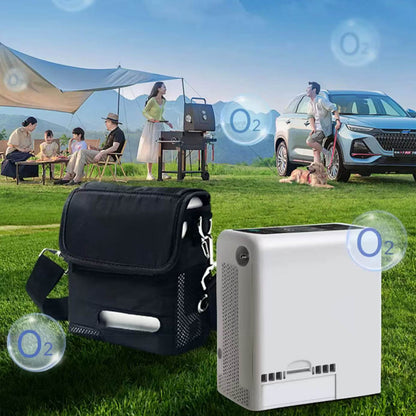 Handheld Home Portable Oxygen Concentrator 6 LPM 1.1 KG Mini Oxygen Concentrators Small Size with Lithium Battery