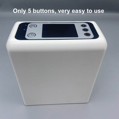Handheld Home Portable Oxygen Concentrator 6 LPM 1.1 KG Mini Oxygen Concentrators Small Size with Lithium Battery