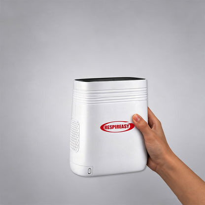 RESPIREASY Small Portable Oxygen Concentrator 5 Liters Per Minute Continuous Flow Oxygenerator with Battery RE-Y5