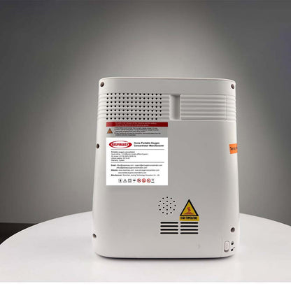 RESPIREASY Small Portable Oxygen Concentrator 5 Liters Per Minute Continuous Flow Oxygenerator with Battery RE-Y5