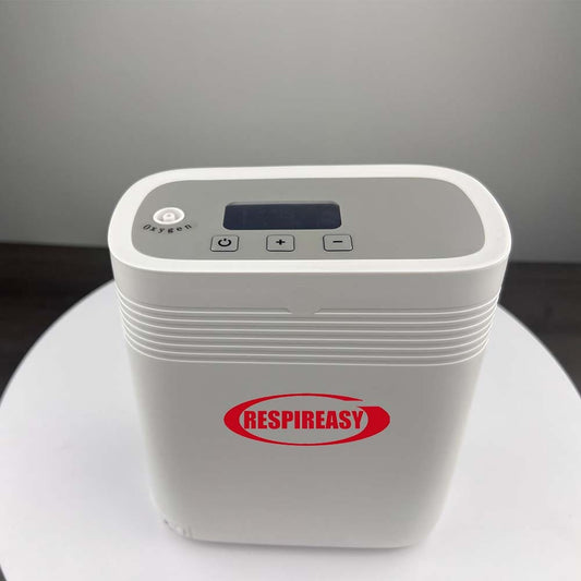 RESPIREASY Portable Oxygen Concentrator 5Liter Continuous Flow Oxygenerator with Battery RE-Y5