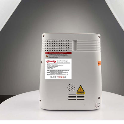 RESPIREASY Small Portable Oxygen Concentrator 5 Liters Per Minute Continuous Flow Oxygenerator with Battery RE-Y5