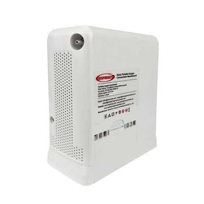 RESPIREASY 1.1kg Portable Compact Oxygen Concentrator 1-6 Liters 93% Purity O2 Generator Breathing Machine for Traveling 12V-240V RES-6