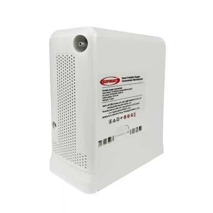 RESPIREASY 1.1kg Portable Compact Oxygen Concentrator 1-6 Liters 93% Purity O2 Generator Breathing Machine for Traveling 12V-240V RES-6