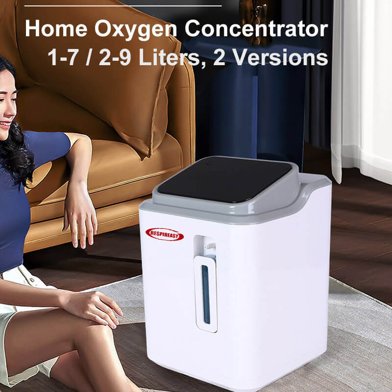 2026 Household Oxygen Concentrator 2-9 Liter Per Minute 93% High Purity Portable Oxygen Making Machine for Personal Breathing Use