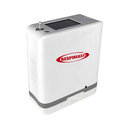 RESPIREASY Powerful Portable Compact Oxygen Concentrator 1-9 Liters 93% Purity O2 Generator Breathing Machine with Carrying Bag 12V-240V REC-9