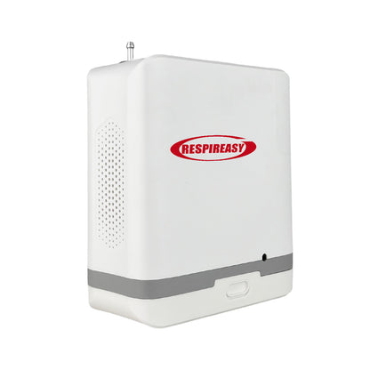 RESPIREASY Powerful Portable Compact Oxygen Concentrator 1-9 Liters 93% Purity O2 Generator Breathing Machine with Carrying Bag 12V-240V REC-9