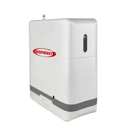 RESPIREASY Powerful Portable Compact Oxygen Concentrator 1-9 Liters 93% Purity O2 Generator Breathing Machine with Carrying Bag 12V-240V REC-9