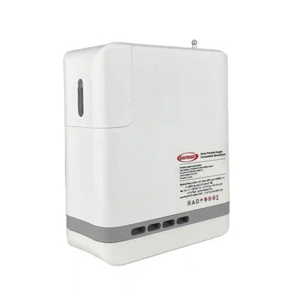 RESPIREASY Powerful Portable Compact Oxygen Concentrator 1-9 Liters 93% Purity O2 Generator Breathing Machine with Carrying Bag 12V-240V REC-9