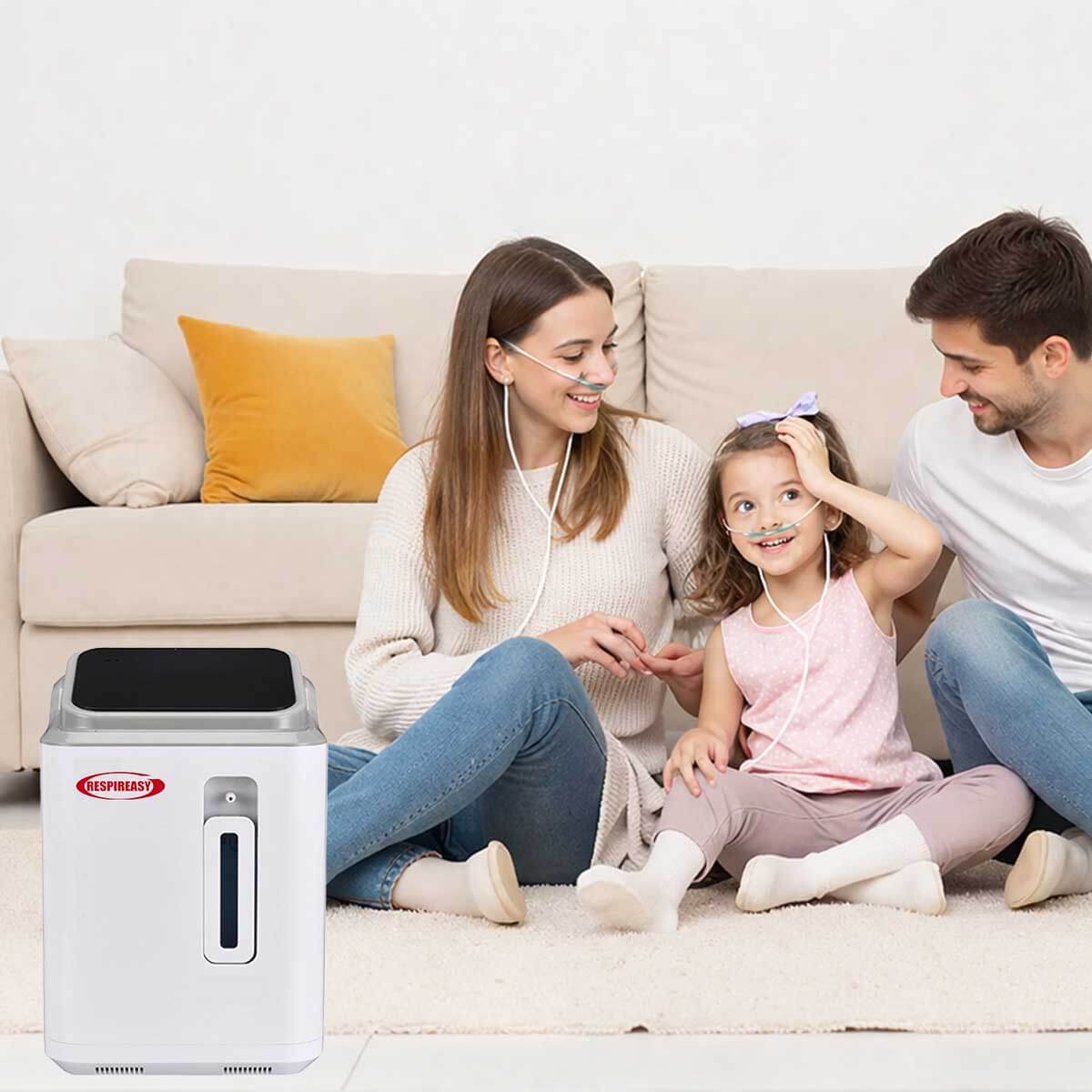 2026 Household Oxygen Concentrator 2-9 Liter Per Minute 93% High Purity Portable Oxygen Making Machine for Personal Breathing Use