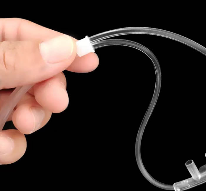 Clear Silicone Nasal Cannula Tube for Oxygen Concentrator Original Replacement Oxygen Therapy Accessory