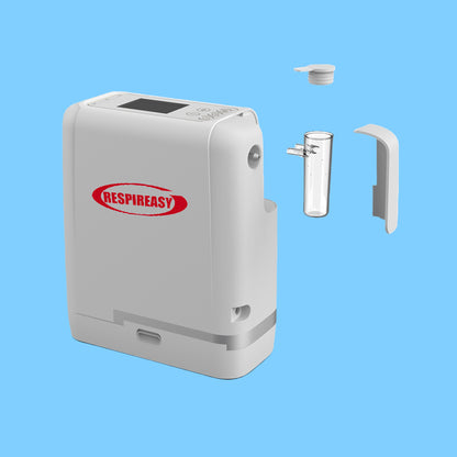 Small Portable Oxygen Concentrator 7Liter Lightweight Rechargeable Oxygen Machine Making O2 for Travel & Home Oxygen Therapy